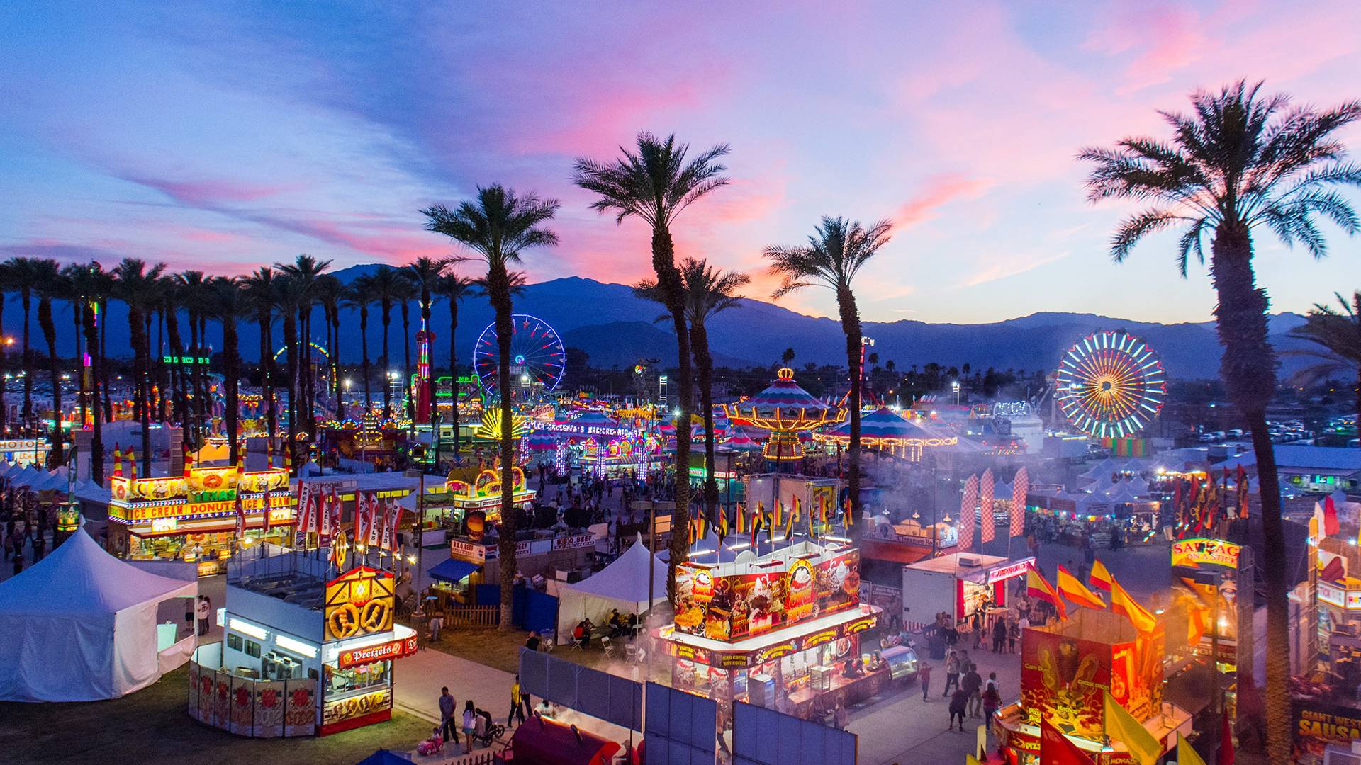 Palm Springs lights up during the holidays. Los Angeles Journal
