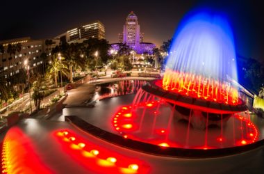 grand park winter glow los angeles CelsoDiniz getty images