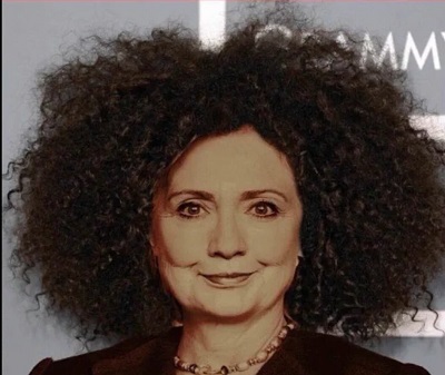 hillary becomes black 3 87
